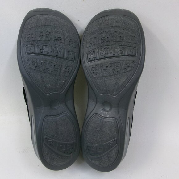 Natural Sport Women's Peep Toe Stretchy Black Sandals Slip On Shoes 8.5 M - Picture 6 of 6